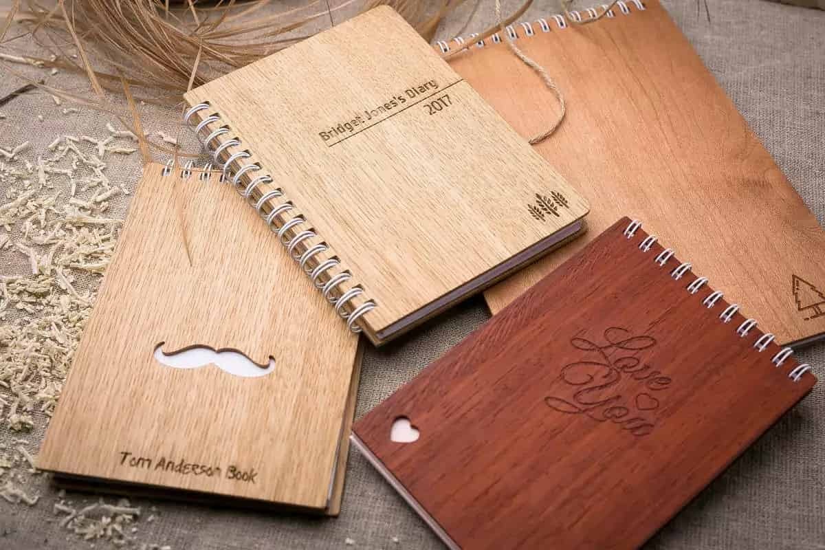 Корпоративные подарки и сувениры подарочные блокноты из дерева